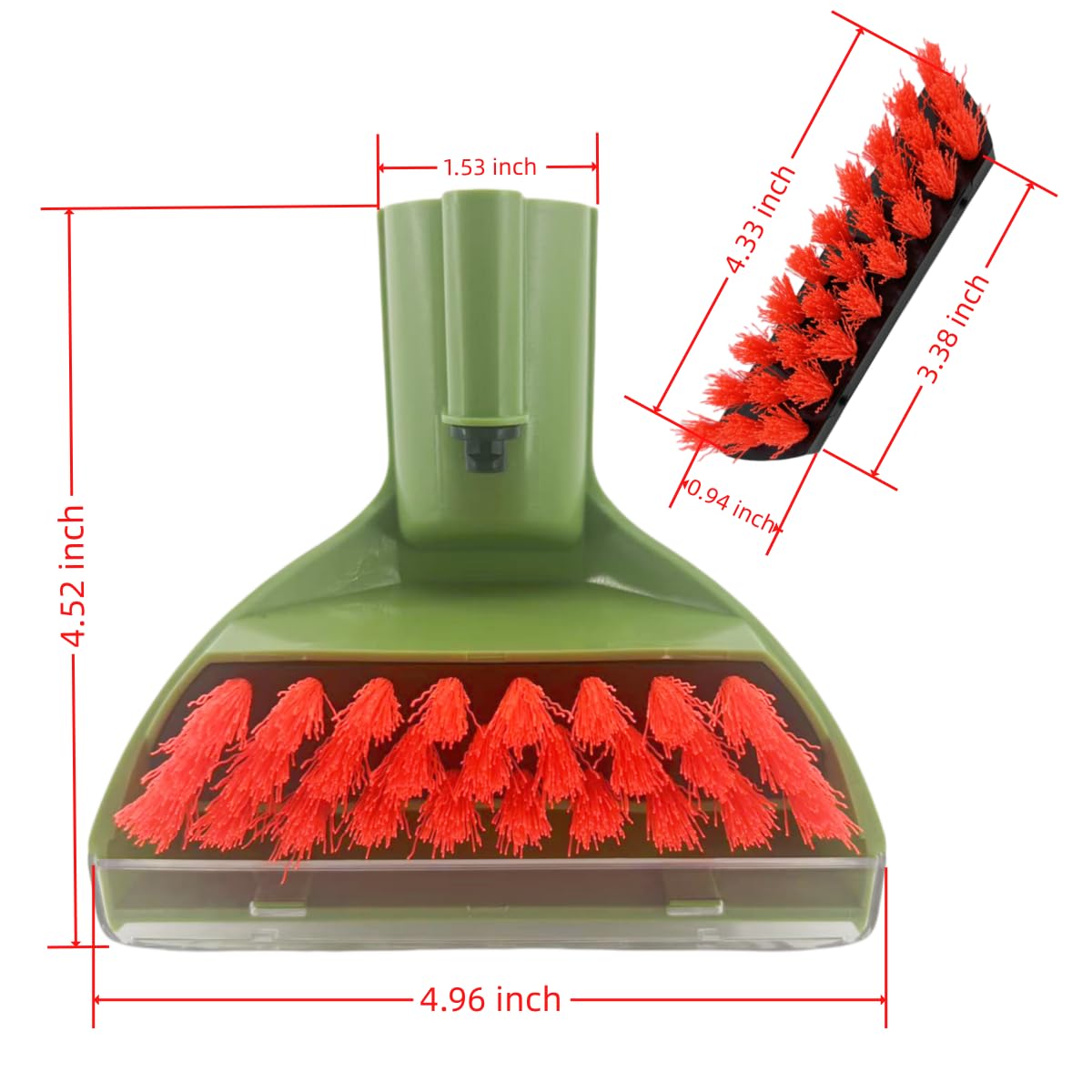 Sionlan Little Green Machine cleaning brush tool 3-inch for narrow gaps.