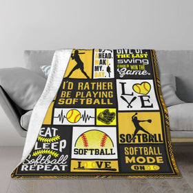 SIOQCKIS softball blanket for travel shows easy packing and quick warmth