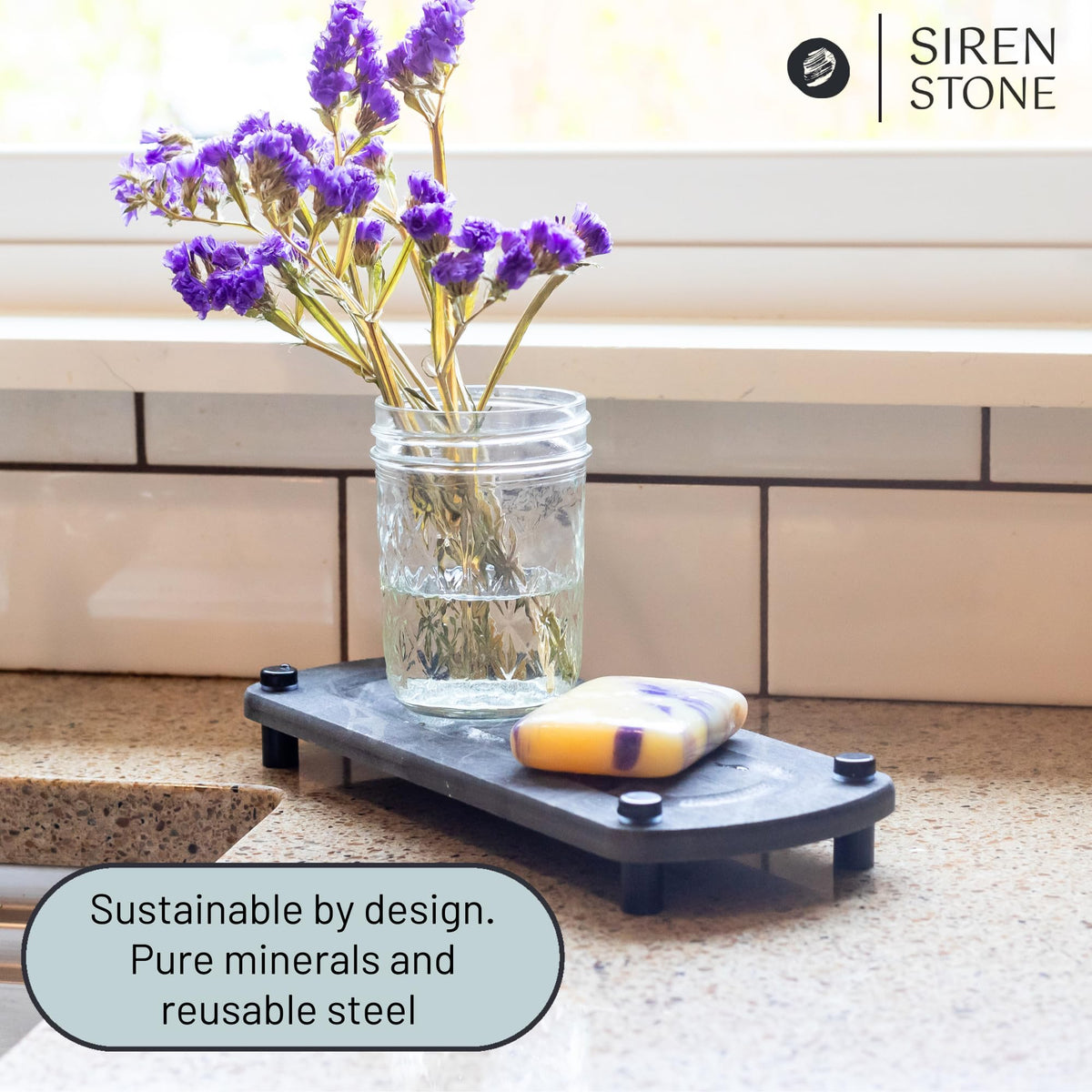 Siren Stone natural materials are BPA-free and food-safe for daily use
