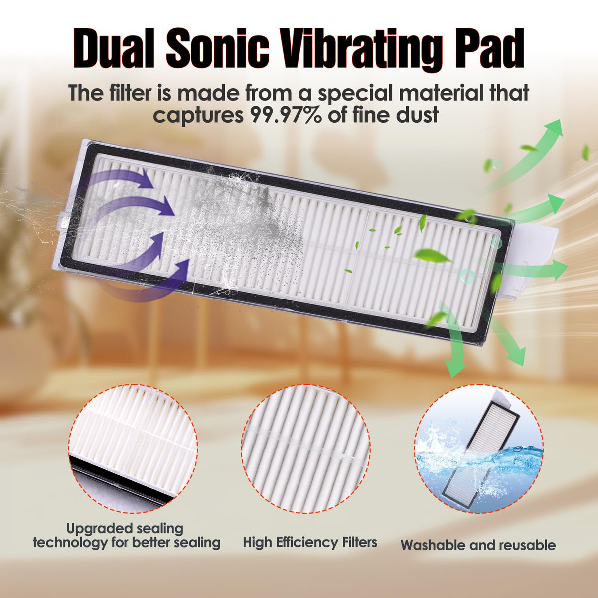 Siryelec S8 MaxV Ultra side brushes reach corners and edges