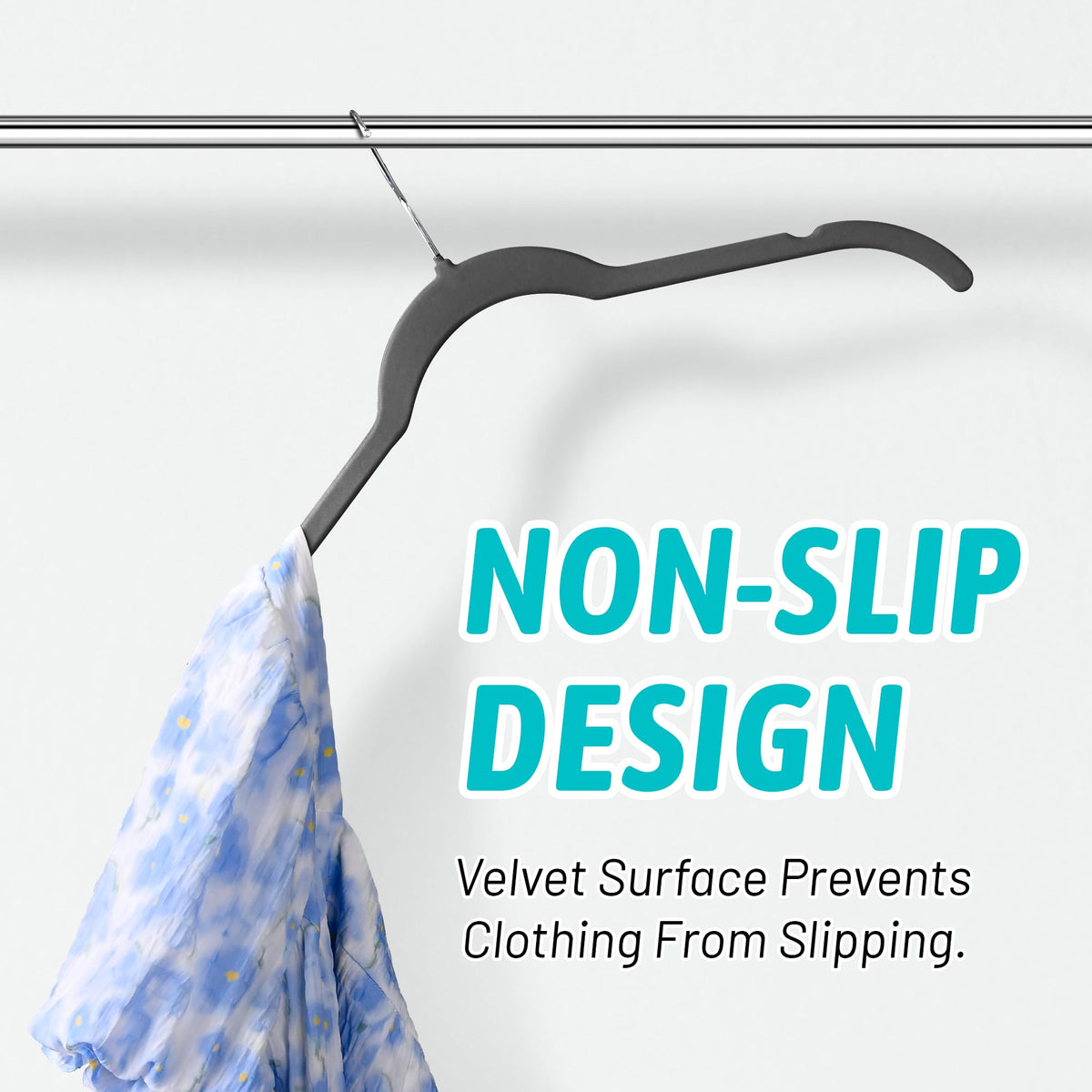 Sishynio non-slip velvet surface reduces wrinkles on fabrics.