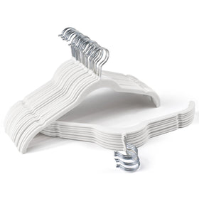 Sishynio premium velvet hangers 30-pack for organized closets and space saving