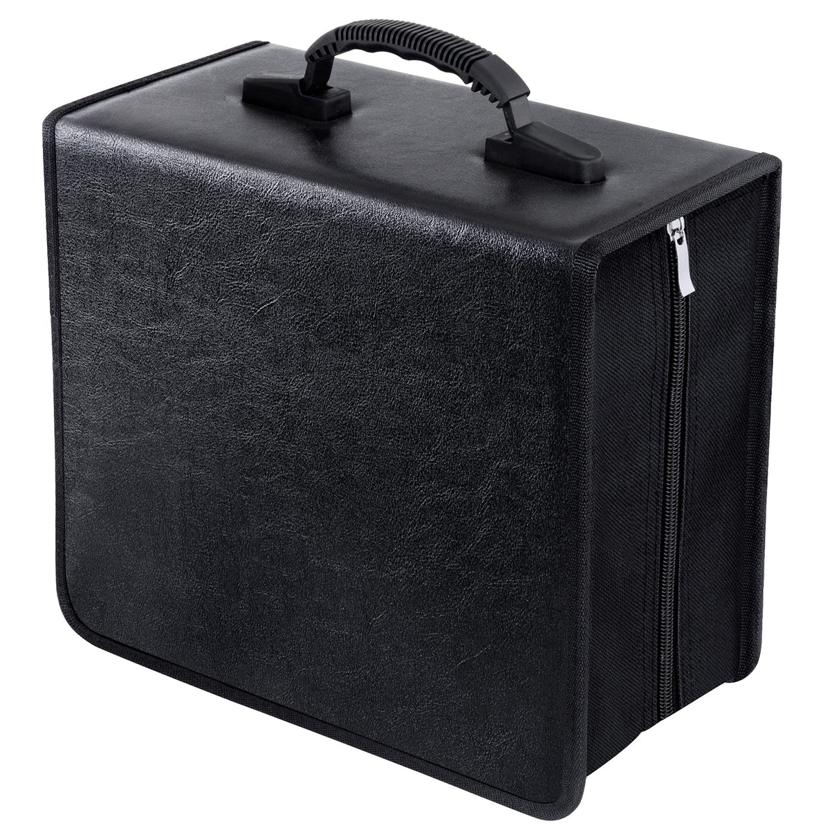 Siveit CD/DVD binder front view highlighting 400-capacity storage for organized media.