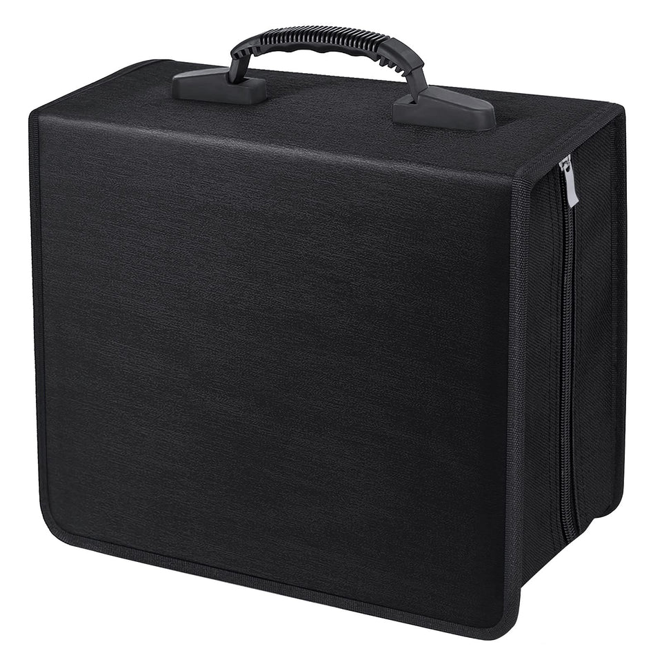 Siveit 400-capacity binder front view for organized media storage.