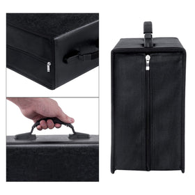 Siveit CD/DVD case binder black PU interior offers organized storage.