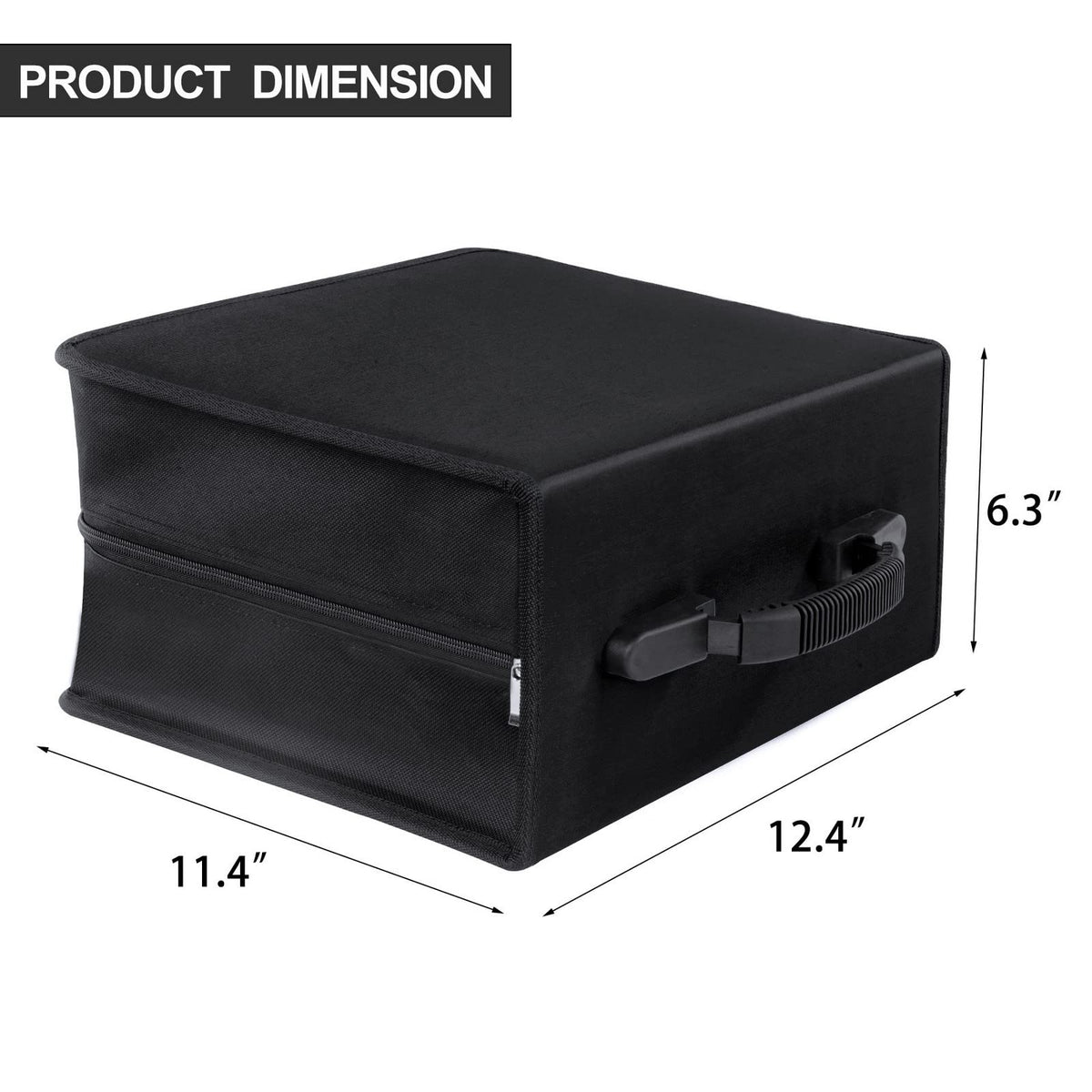 Siveit binder interior pages in black for discreet storage.