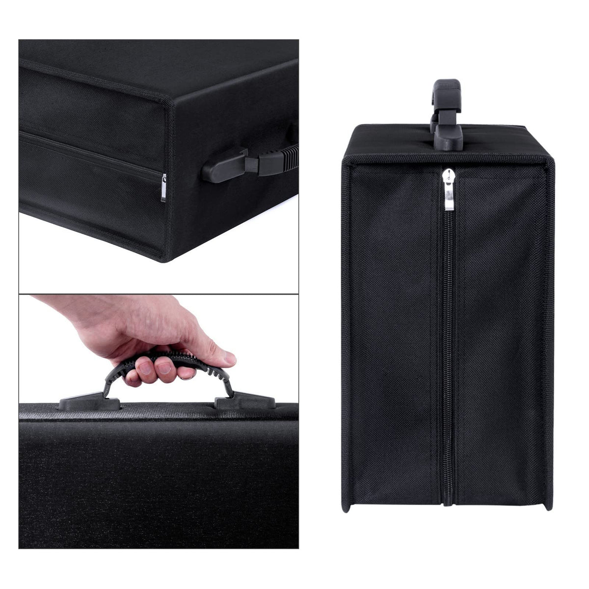 Siveit CD/DVD binder zipper closure for secure packing.