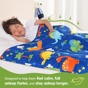 Sivio cooling weighted lap blanket 36x48 in blue, breathable comfort for warm nights.