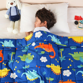 Sivio gift-ready weighted blanket in blue, ideal for birthdays or holidays.