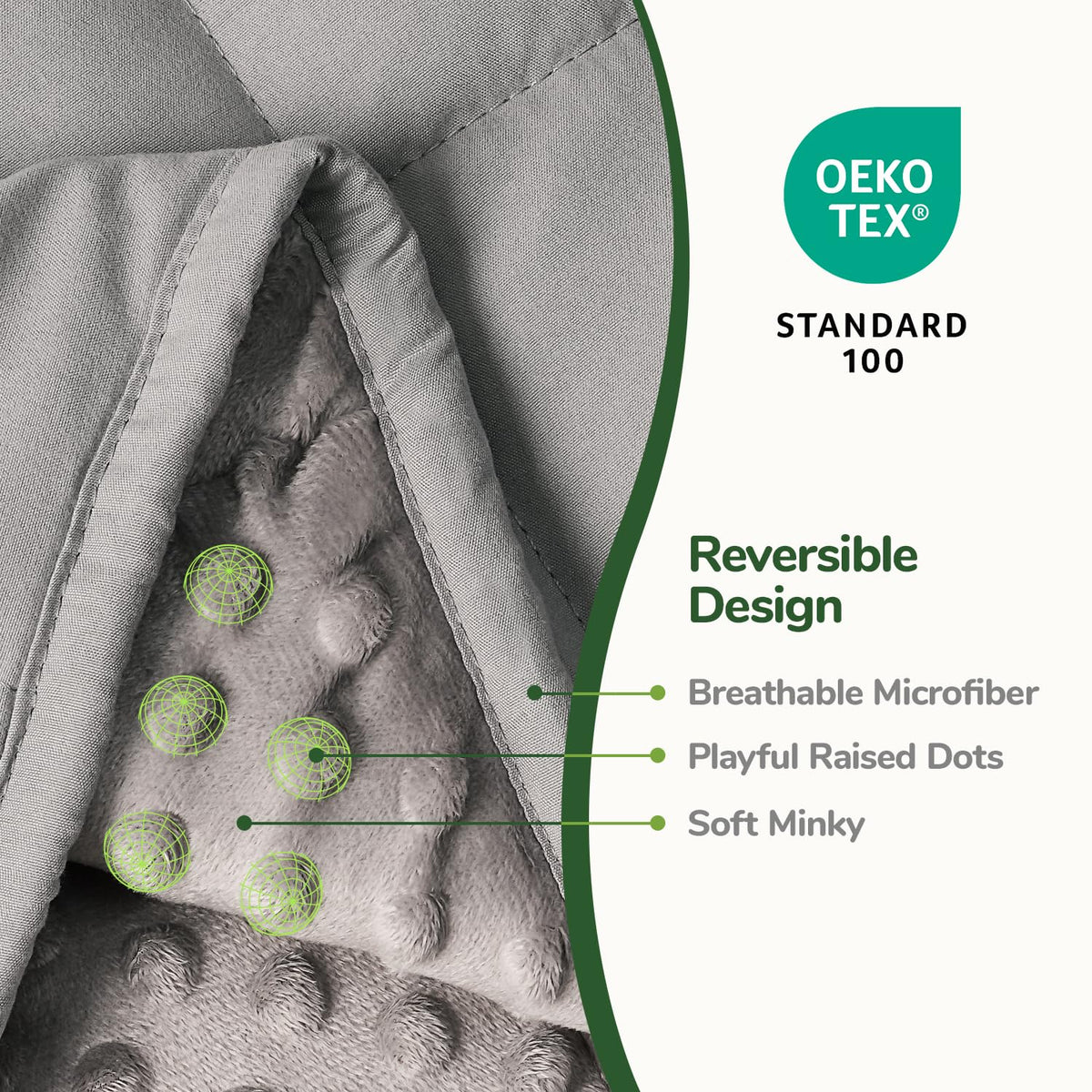 Sivio cool-side fabric emphasizes breathable cooling
