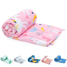 Sivio weighted blanket with cotton outer fabric showing soft texture for gentle comfort.