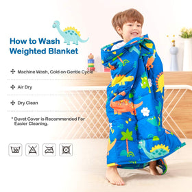 Sivio blanket being machine washed for easy care.