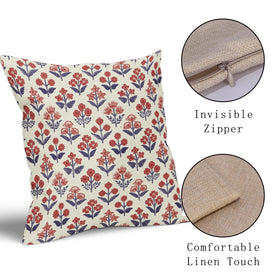 Sivirary double-sided pillow cover with hidden zipper for easy use