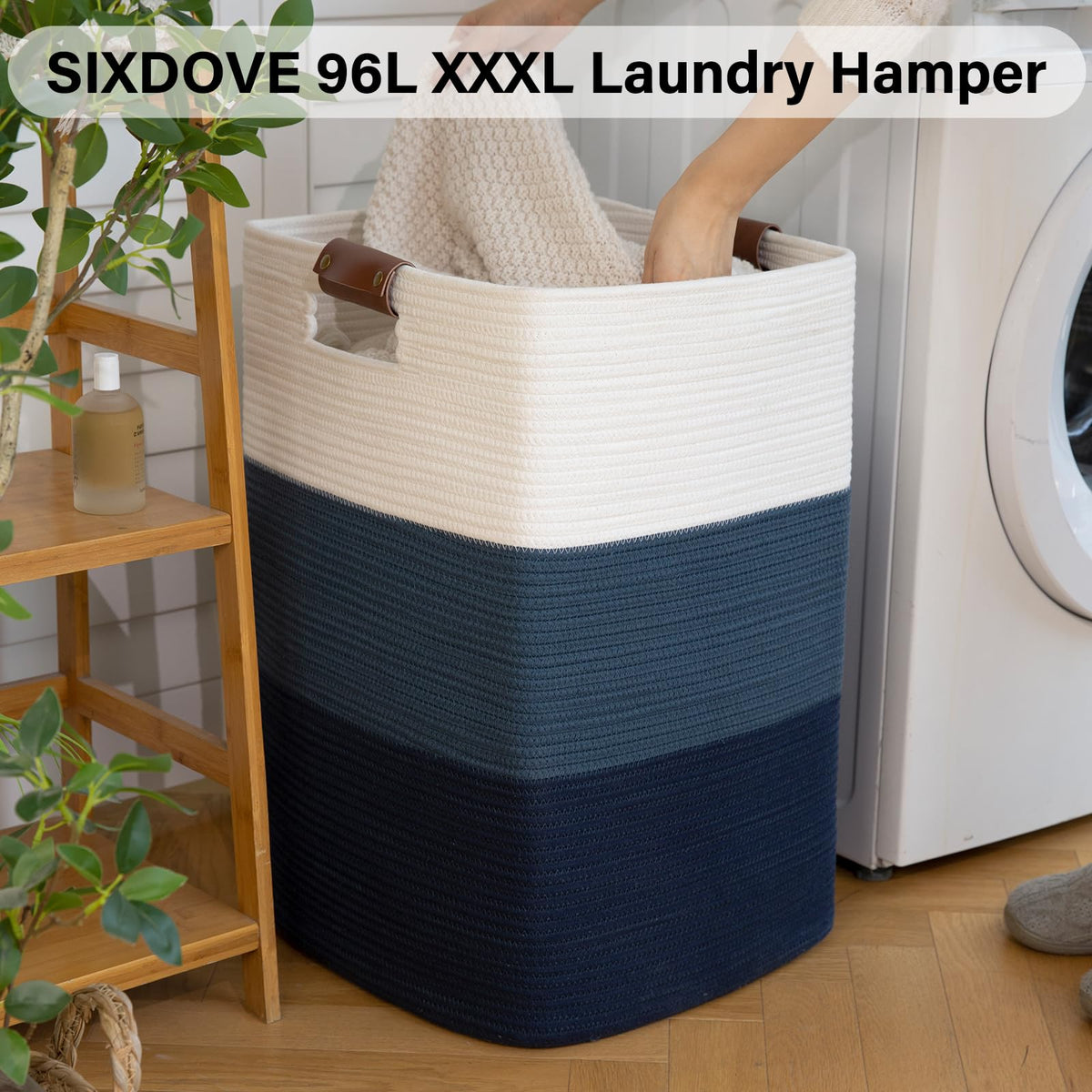 SixDove cotton rope material ensures safe, odor-free storage for all ages.