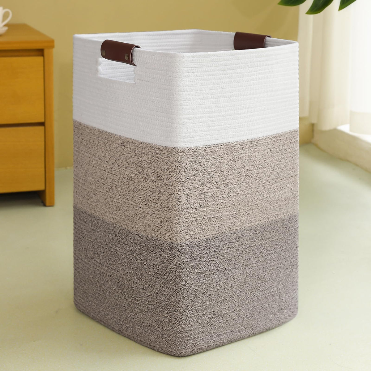 SIXDOVE 96L laundry hamper with oversized capacity in a spacious setting
