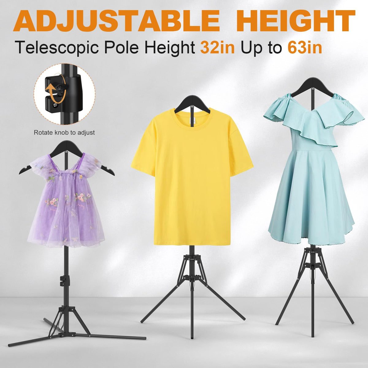 SJPULMO anti-slip hanger keeps fabrics from slipping on smooth materials.