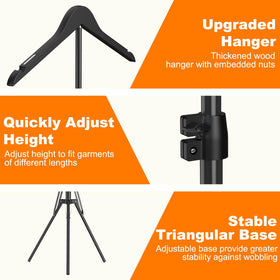 SJPULMO height-adjustable stand from 32 to 63 inches for different outfits.