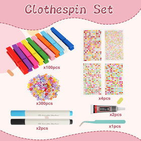 Skdtazrz clip assembly on backpacks and bows for decoration