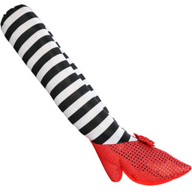 18-inch Skeleteen witch legs for display as doorstop