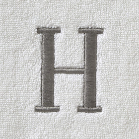 SKL Home gray stripe detail on towels adds subtle texture and elevates everyday bathroom style