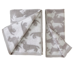 Absorbent 100% cotton towel by SKL Home with playful puppies