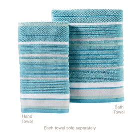 Seabrook Stripe 100% cotton towel for soft, durable use