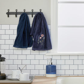 Machine washable 100% cotton towels from SKL Home for easy care.