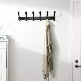 SKOLOO coat rack in entryway demonstrates space-saving organization for daily items.