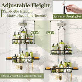 Skyapex rust-resistant-201-stainless-steel keeps damp bathrooms organized.