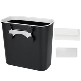 Skyflame magnetic garbage bin mounted on wall for easy disposal.