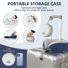 Skytrax Comf compact hard-shell carry case keeps luggage attachments neat.