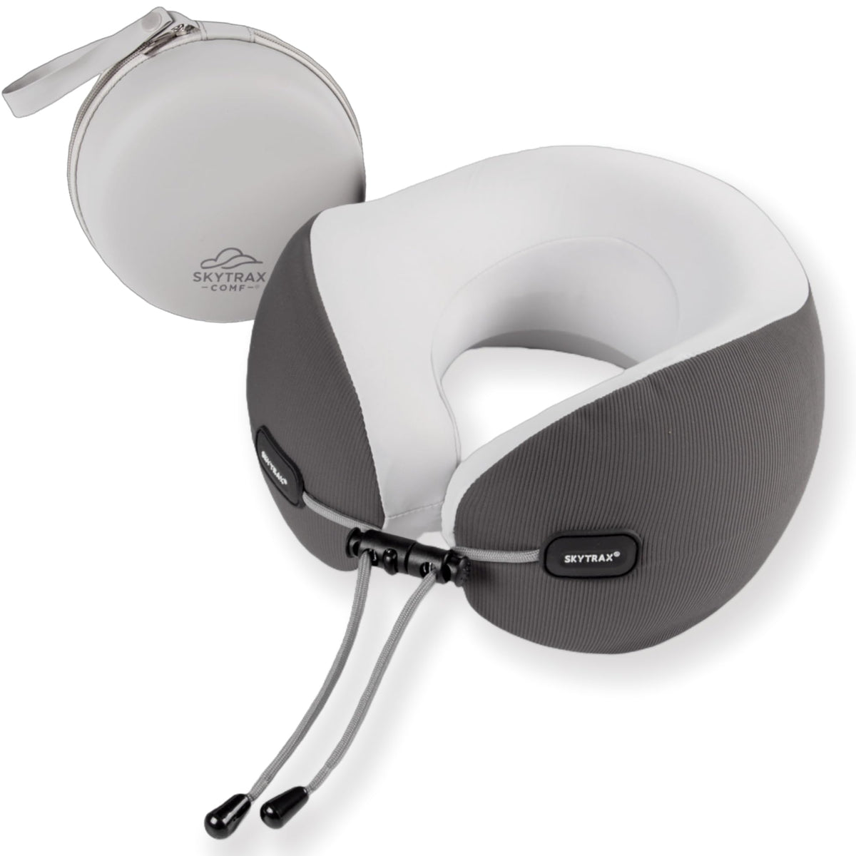SKYTRAX COMF ice silk cover removable keeps skin cool and comfortable on long flights.