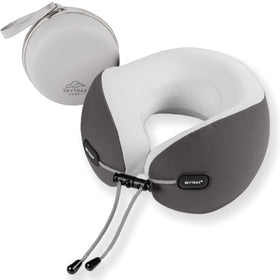 SKYTRAX COMF ice silk cover removable keeps skin cool and comfortable on long flights.