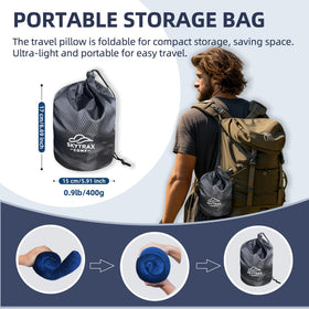 SKYTRAX COMF care tips help keep the pillow fresh and fluffy between trips.