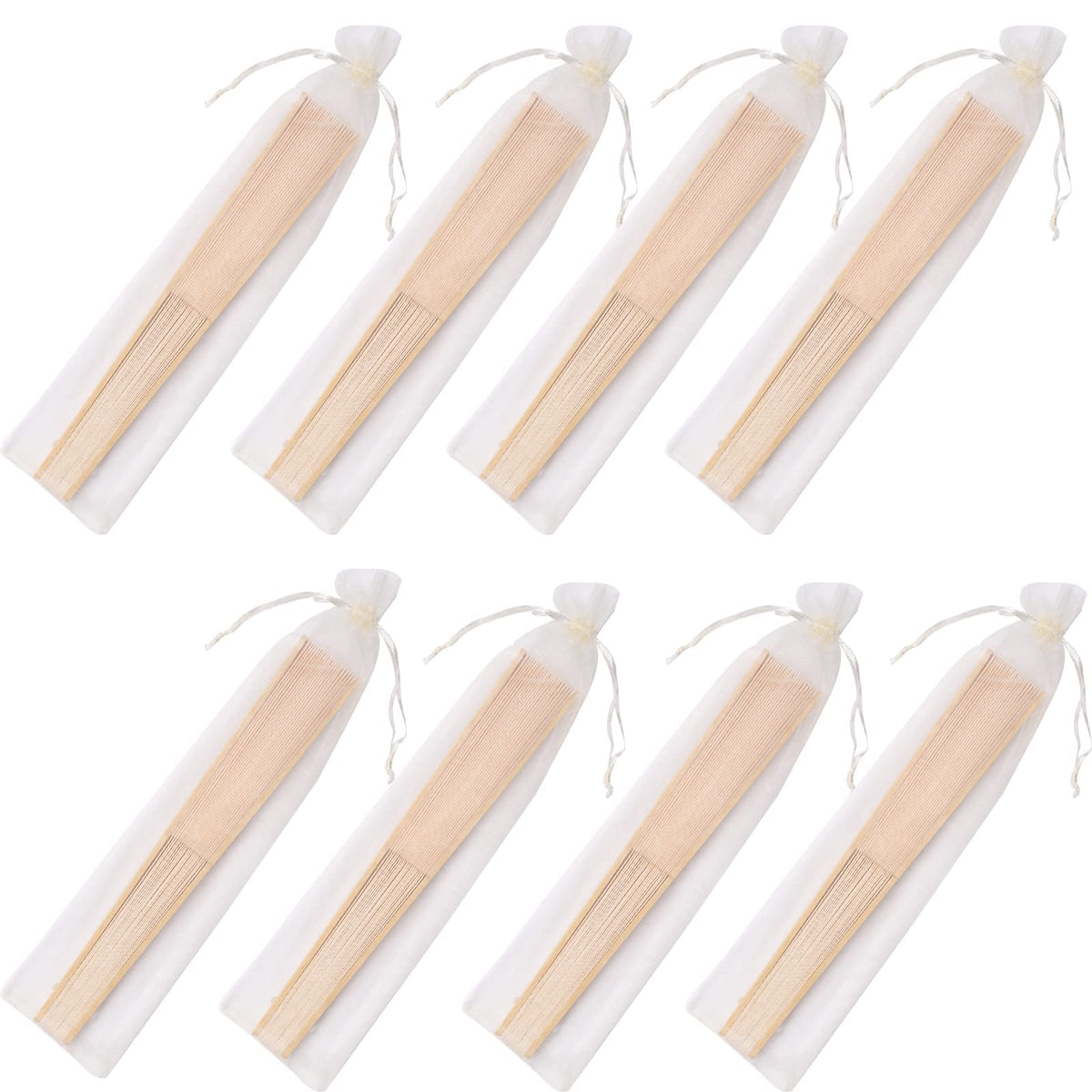 SL crafts bridal prop fans, cream color, light and portable.