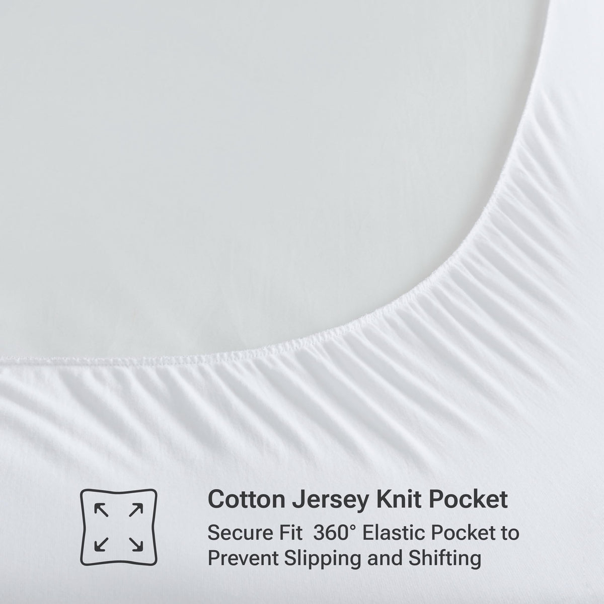 Sleep Philosophy twin mattress pad’s elastic pocket ensures a snug, non-slip fit.