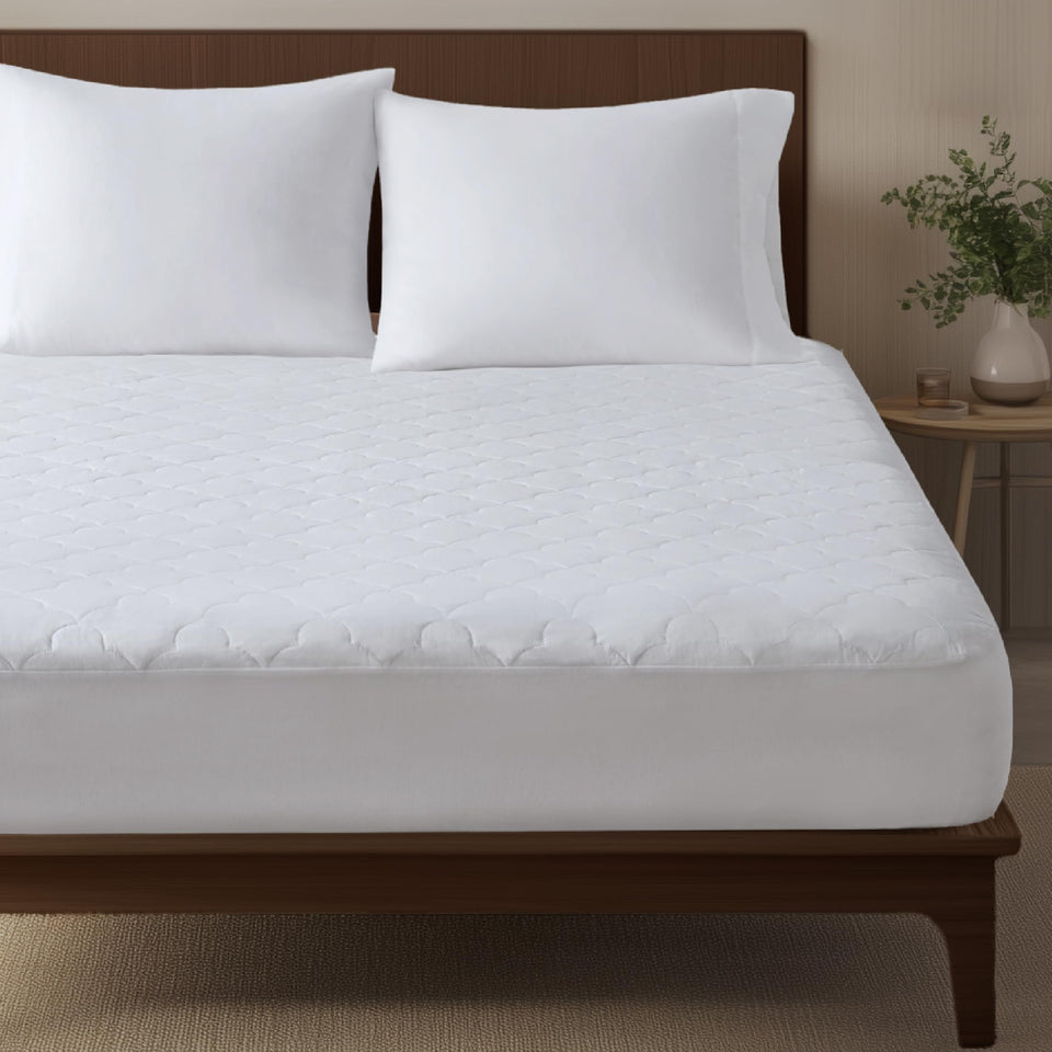 Sleep Philosophy Twin XL pad with breathable cotton face for cool comfort.