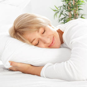 Sleep Restoration 3 size options accommodate supine and side sleepers.