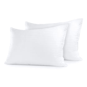 Sleep Restoration Gel Pillow close-up shows plush cooling gel fill for breathable support.