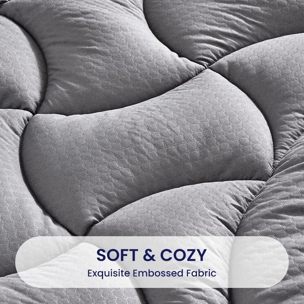 SLEEP ZONE 5D hollow fiberfill offers plush, cozy support.