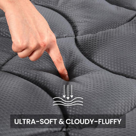 SLEEP ZONE embossed breathable surface showcases stylish comfort.