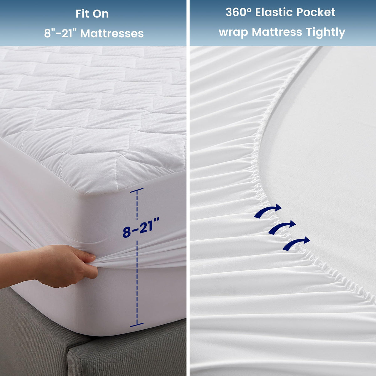 SLEEP ZONE OEKO-TEX certified mattress protector for safety