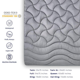 SLEEP ZONE OEKO-TEX certified material ensures safe, durable bedding.