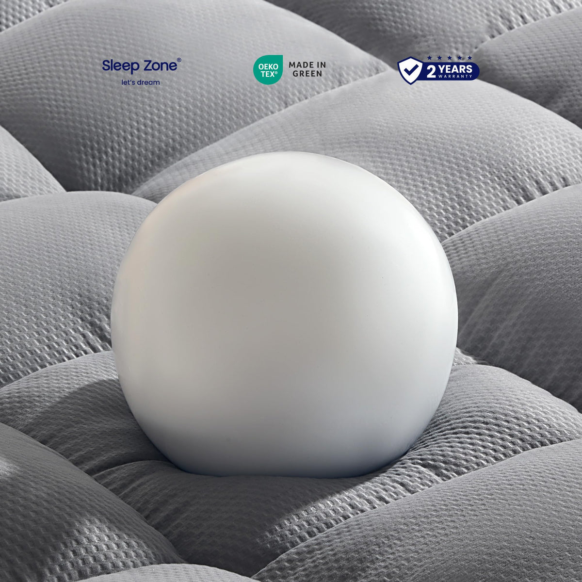 SLEEP ZONE topper soft surface enhances sleep experience