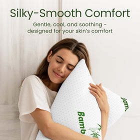 Sleepavo ergonomic neck and spine support—aligned head and neck posture.