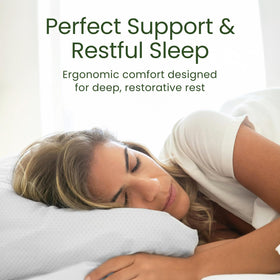 Sleepavo washable pillow covers—easy maintenance between uses.