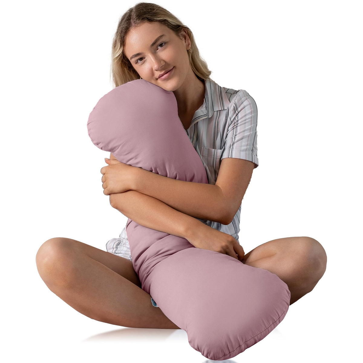 SleepCloud Blossom weighted pillow 41x10 for full-body support and comfort
