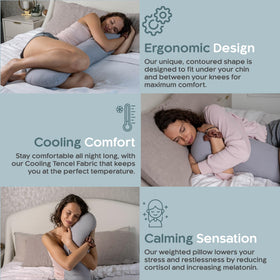 SleepCloud cooling cover close-up highlights temperature regulating Tencel fabric