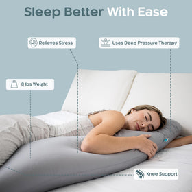Cooling Tencel cover on SleepCloud pillow moderates heat for comfortable nights.