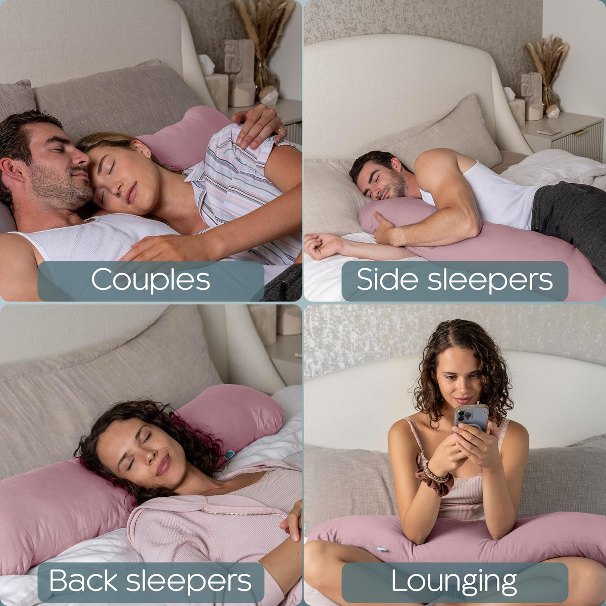 SleepCloud side-sleeper ergonomic design for targeted comfort